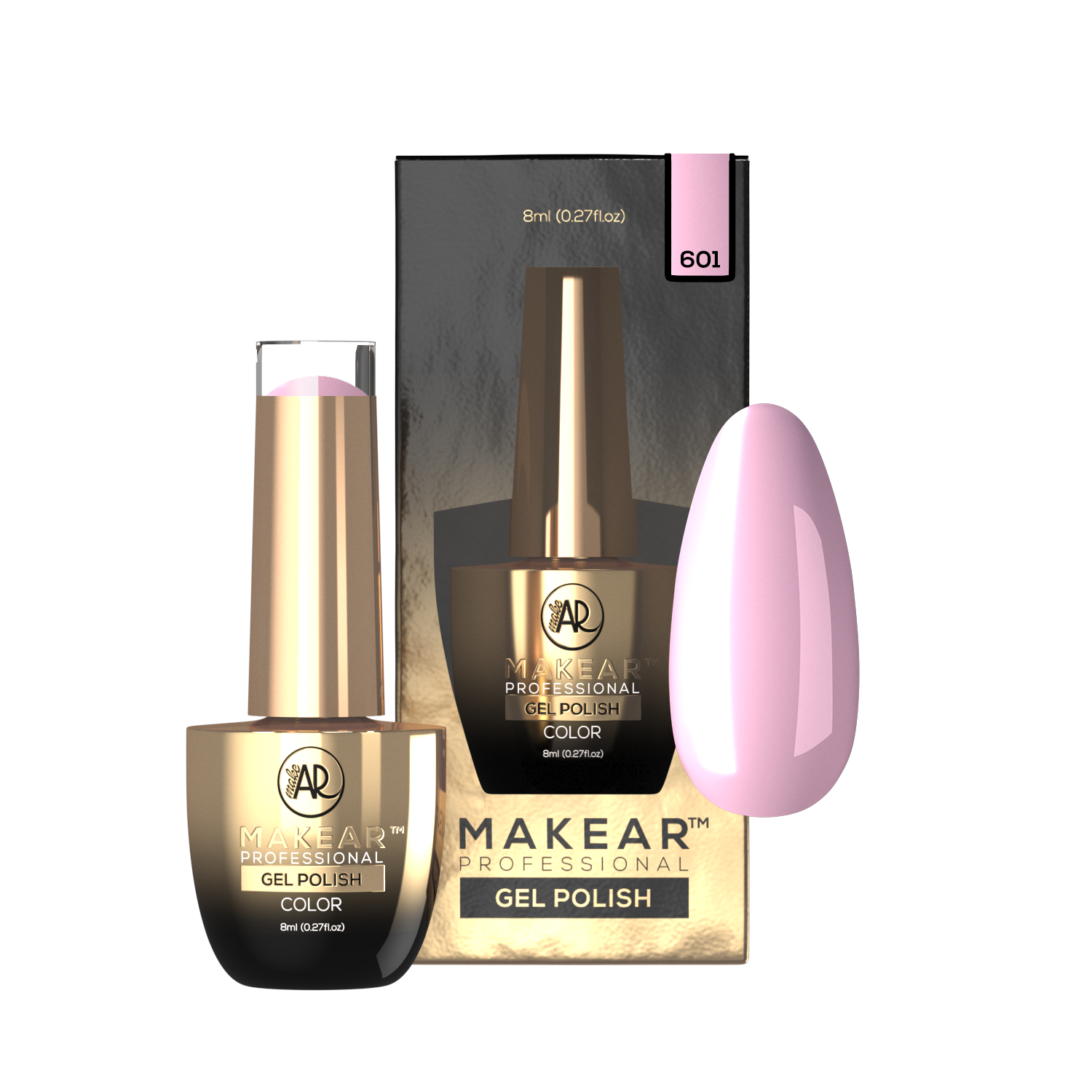 601 Makear hybride lak 8 ml - Afbeelding 2