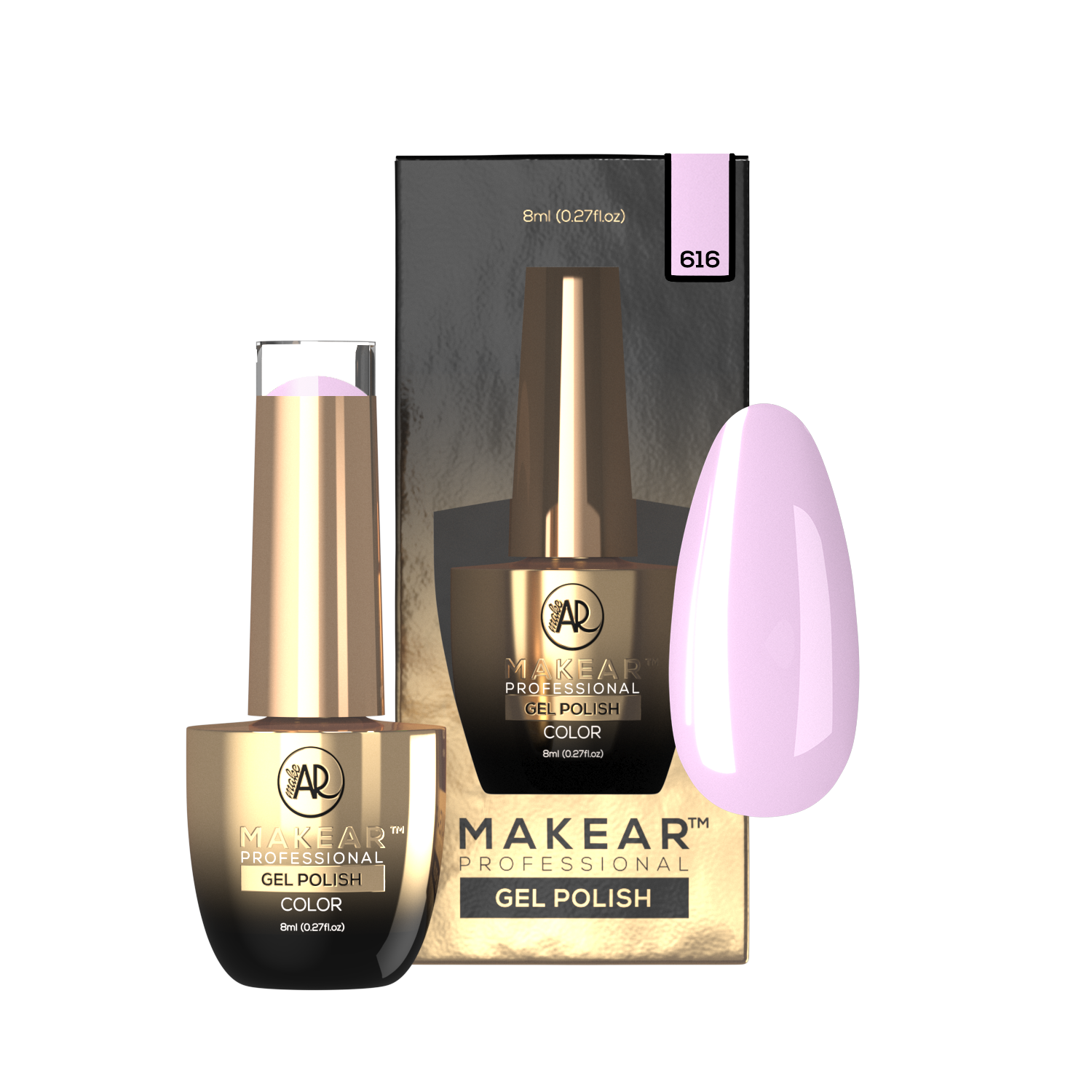 616 Hybride nagellak Makear 8 ml - Afbeelding 8