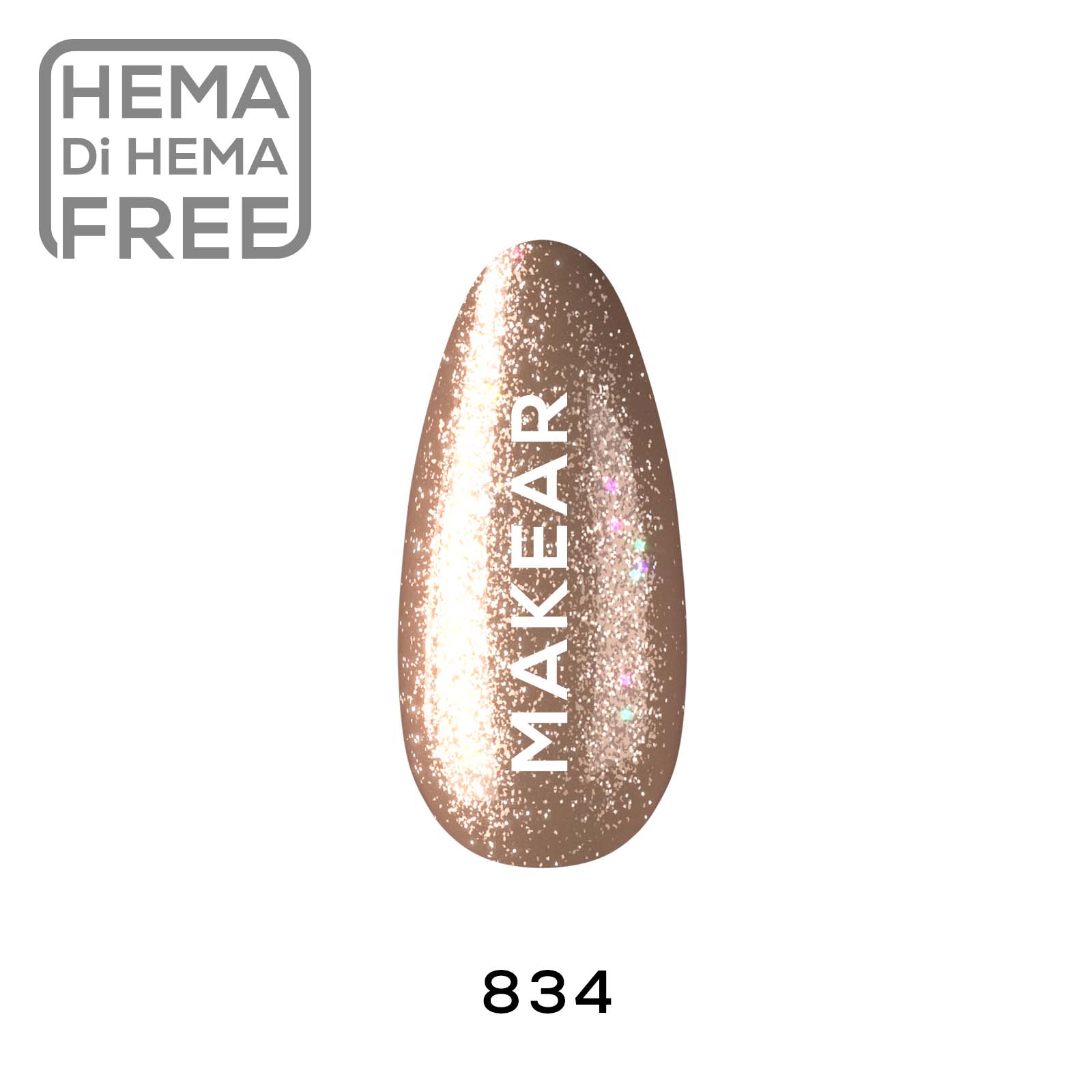 834 Makear hybride nagellak 8 ml