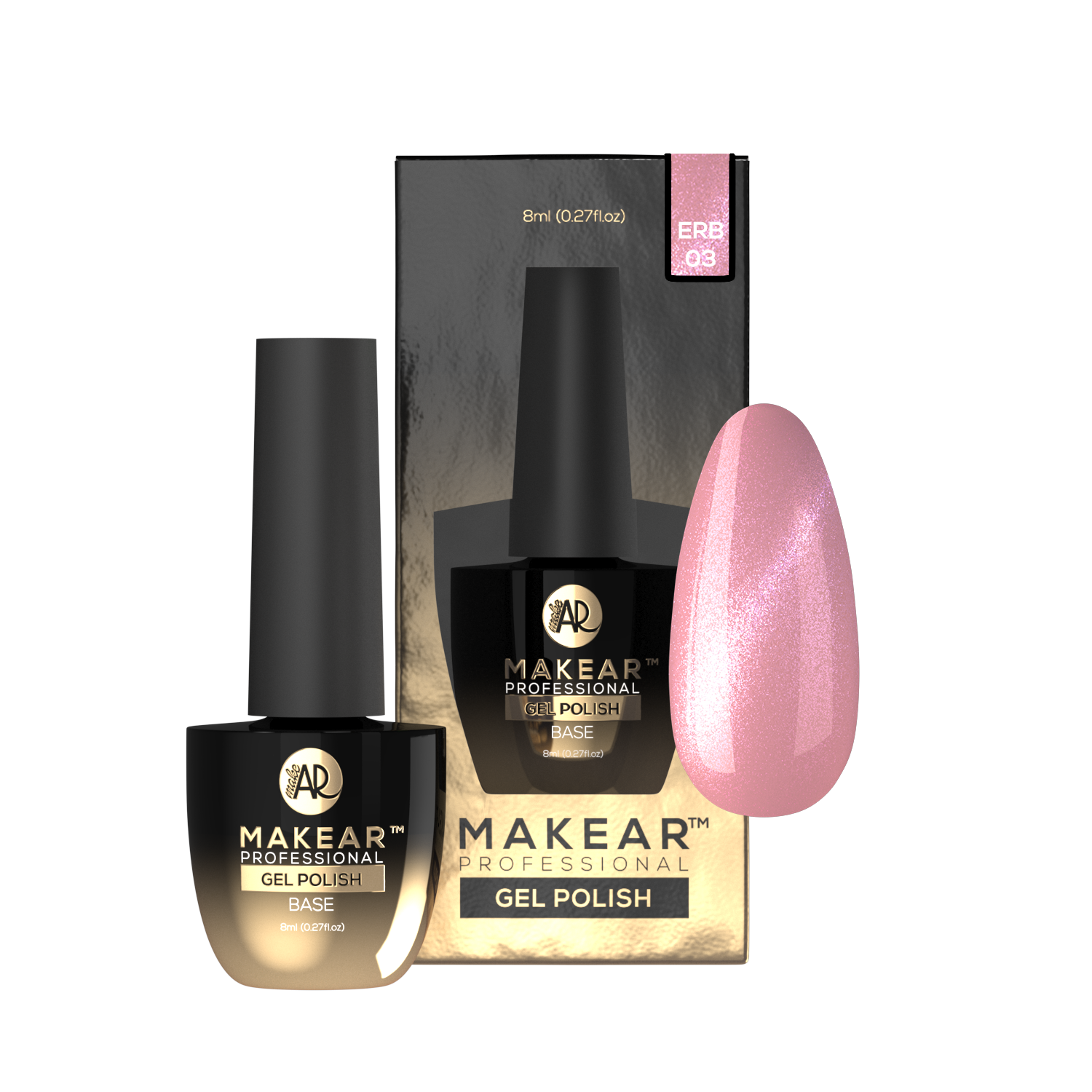 ERB03 Cat Eye Rubber Base 8ml Makear - Afbeelding 2