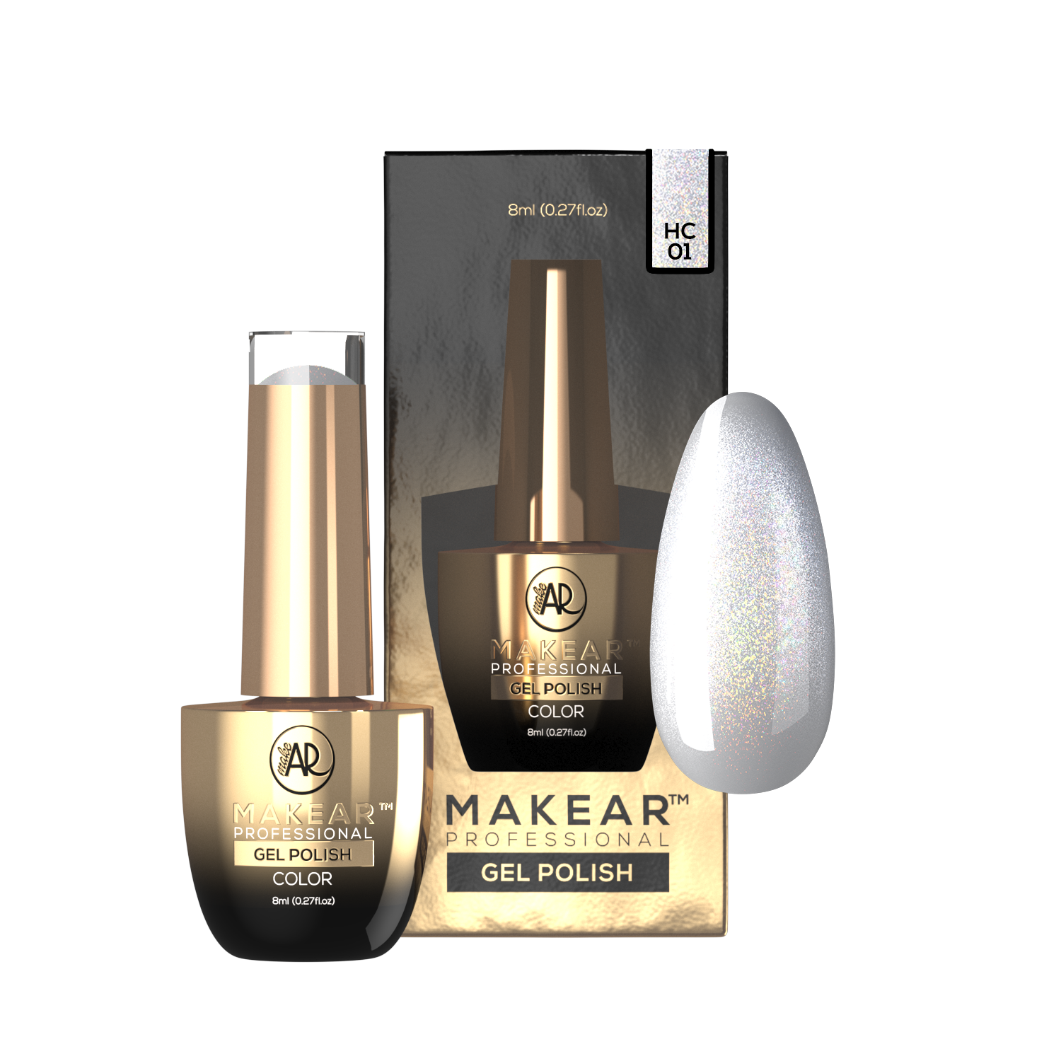 HC01 Lakier Hybrydowy Makear 8 ml