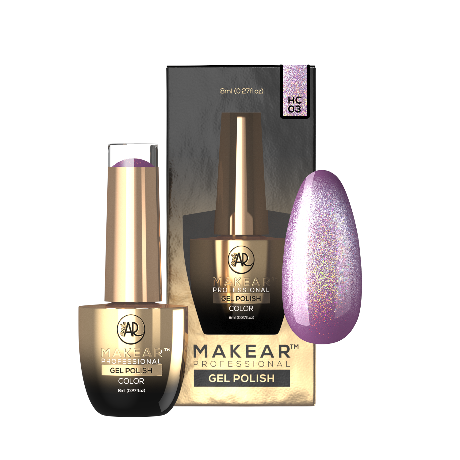 HC03 Lakier Hybrydowy Makear 8 ml
