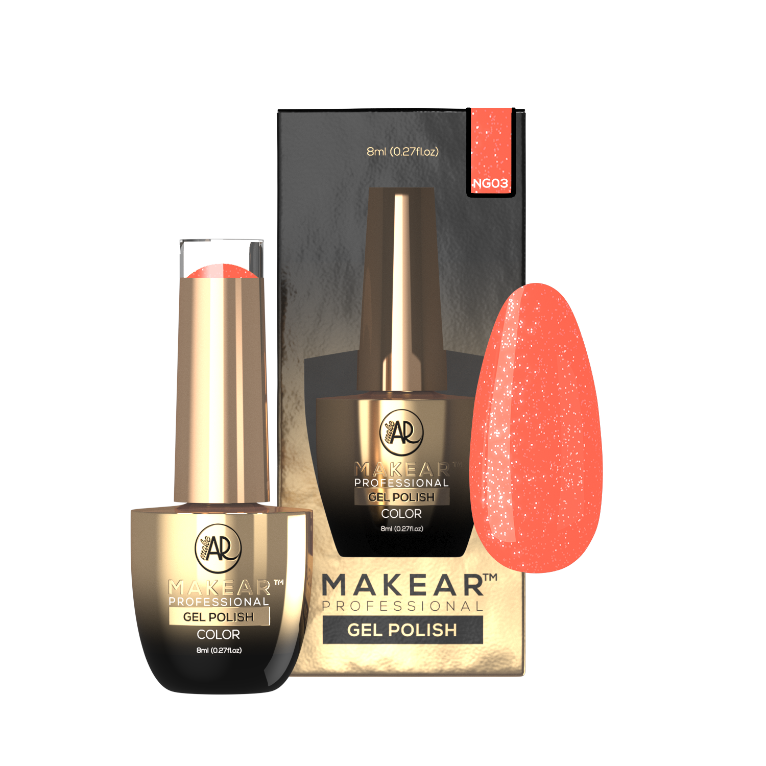 NG03 Lakier hybrydowy Makear 8 ml