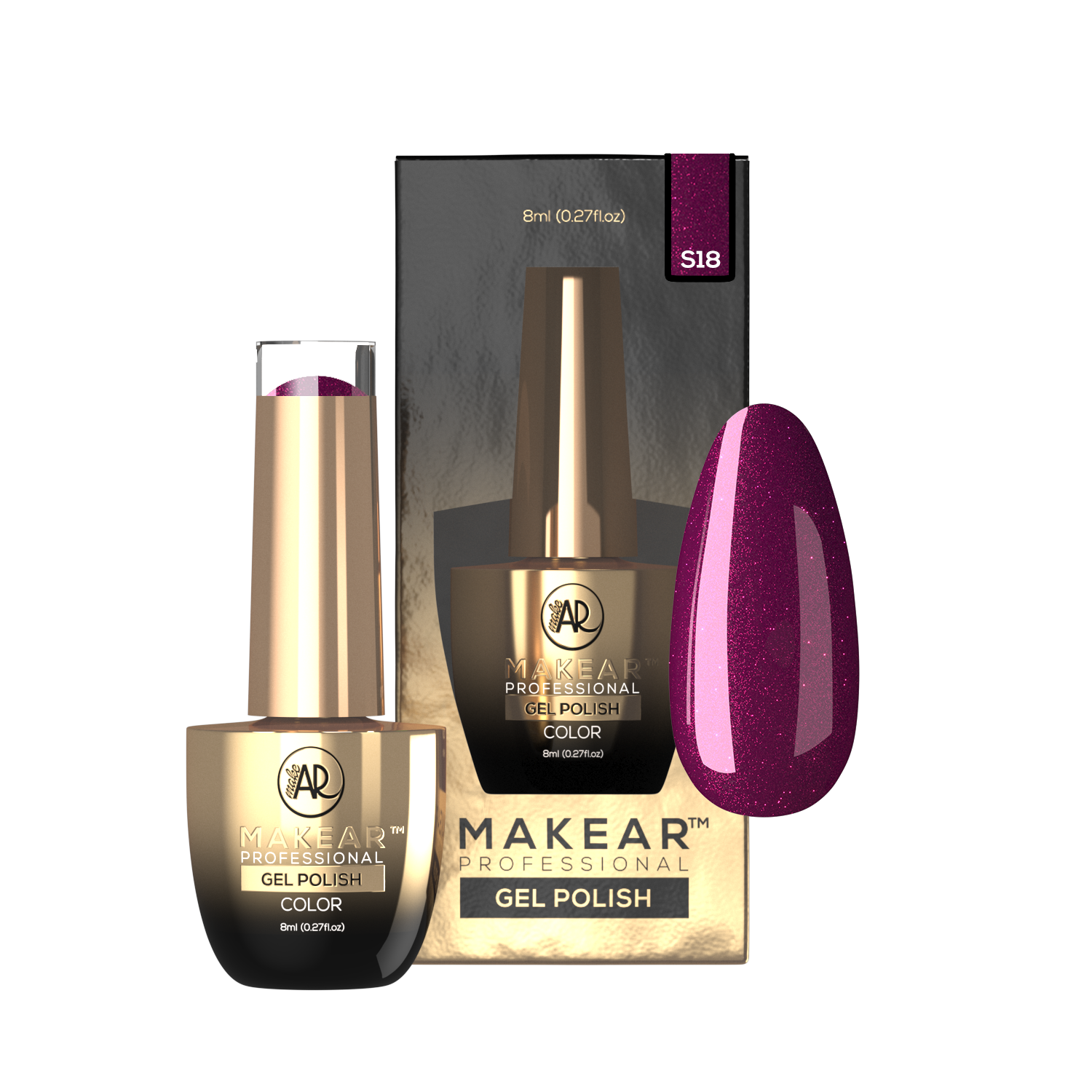 S18 Lakier hybrydowy Makear 8 ml