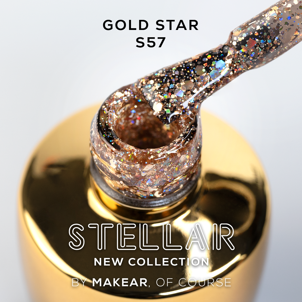 S57 Hybride nagellak Makear 8 ml - Afbeelding 6