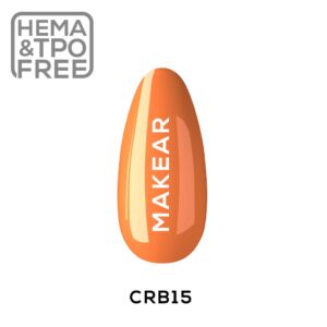Rubber Base CRB15 Sparkling Orange Makear  8 ml
