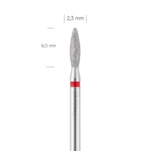 Frez do skórek Płomyk zaokrąglony 2.3 czerwony