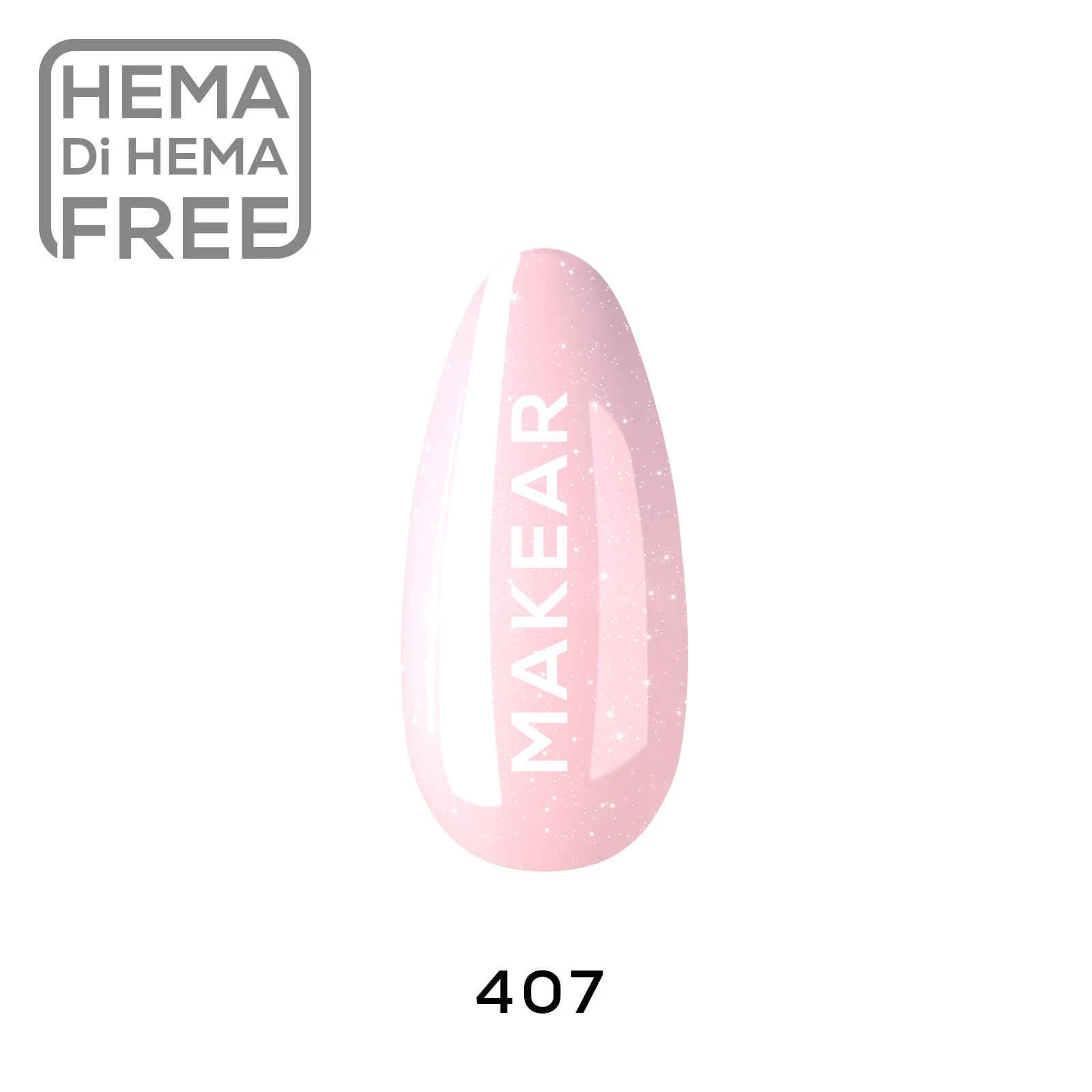 407 Lakier hybrydowy MAKEAR 8 ml - obrazek 4
