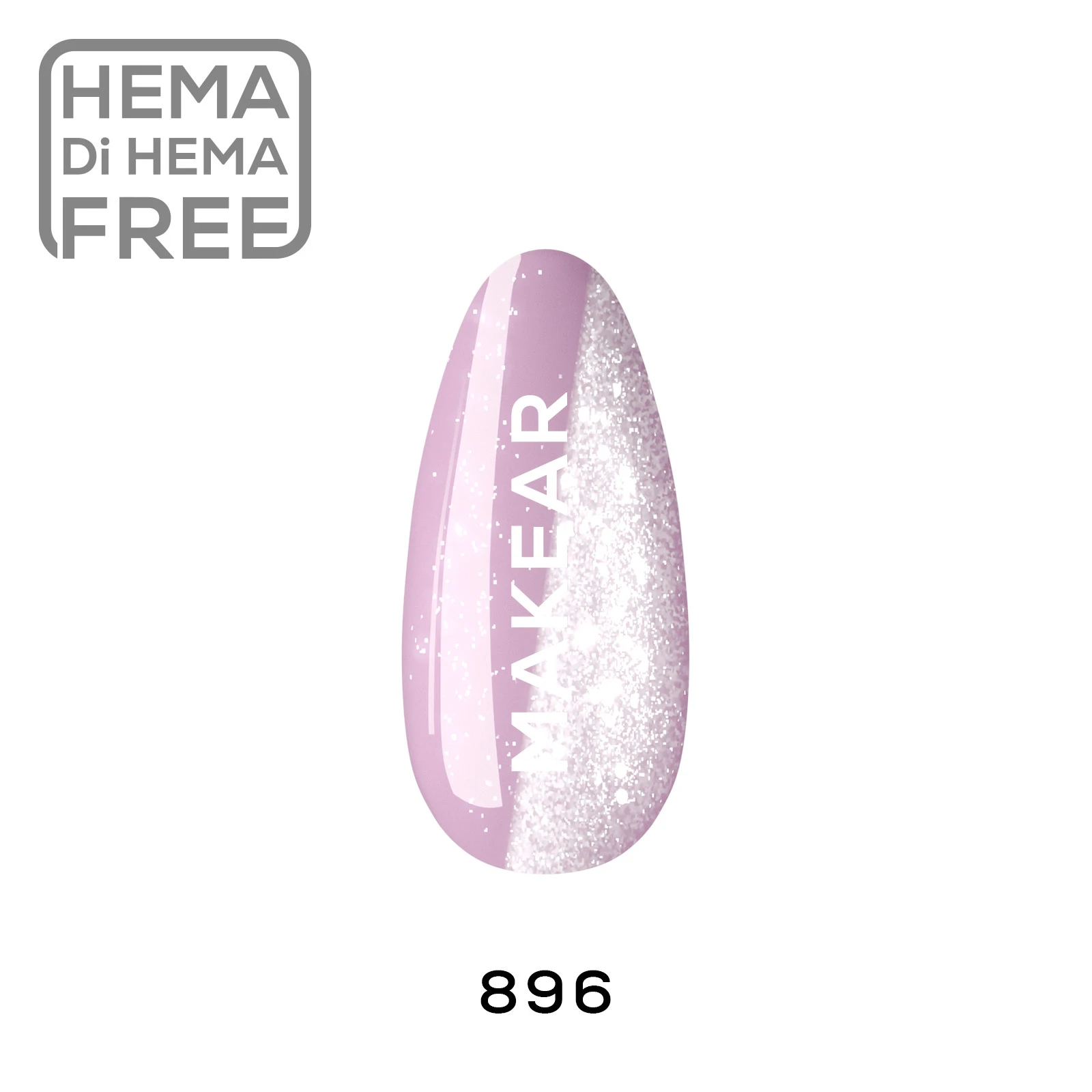 896 Lakier hybrydowy MAKEAR 8 ml